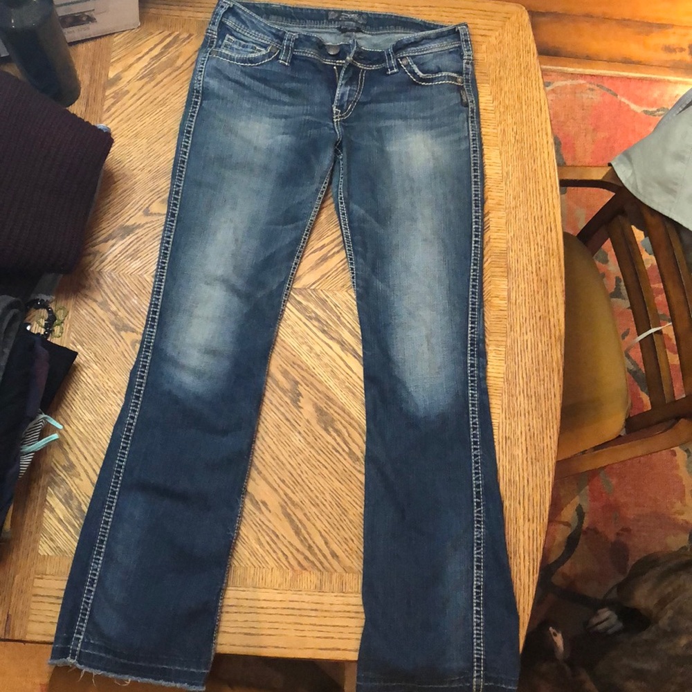 Silver jeans Frances 18”